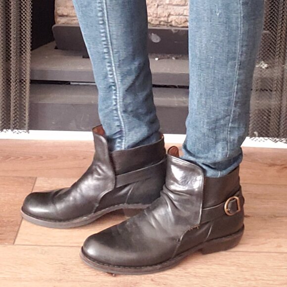 Fiorentini + Baker Black Ankle Boots - 38 - Picture 9 of 9